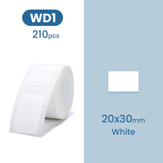 D101 Label -  White